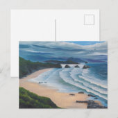 Carte Postale Peinture sur la mer de Cannon Beach (Devant / Derrière)