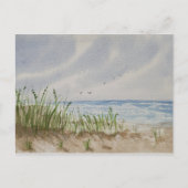 Carte Postale Peinture sur plage (Devant)
