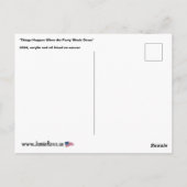 Carte Postale Peinture sur une (Dos)