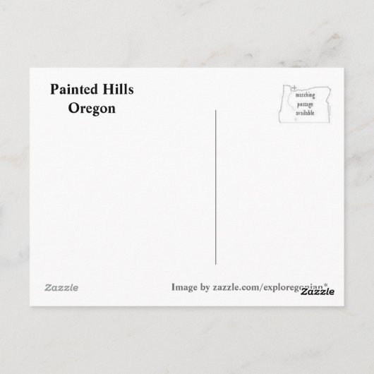 Carte Postale Peinture texturée (Dos)