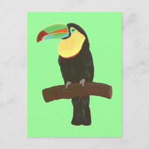 Carte Postale Peinture Toucan par CherylsArt