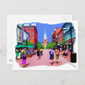 Carte postale Peinture Vermont Street (Devant / Derrière)