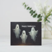 Carte Postale Peinture vintage sur fantôme (Debout devant)