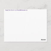 Carte postale Peintures Angel Color Series (Dos)