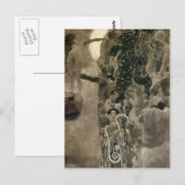 Carte Postale Peintures au plafond de l'université Gustav Klimt- (Devant / Derrière)