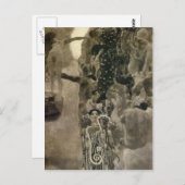 Carte Postale Peintures au plafond de l'université Gustav Klimt- (Devant / Derrière)