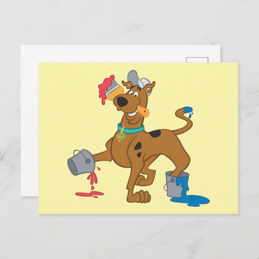 Carte Postale Peintures Scooby-Doo (Devant / Derrière)