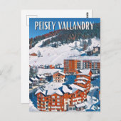 Carte Postale Peisey-Vallandry Station de ski (Devant / Derrière)
