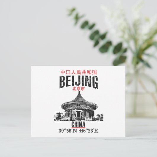 Carte Postale Pékin (Debout devant)