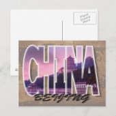 Carte postale Pékin, Chine (Devant / Derrière)