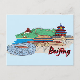 Carte Postale Pékin, Chine Célèbre