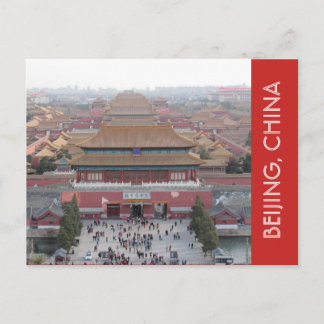Carte Postale pékin chine interdite