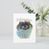 Carte Postale Pekingese Maman 2 (Debout devant)