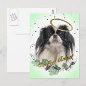 Carte Postale Pekingese Perfect Angel (Devant / Derrière)