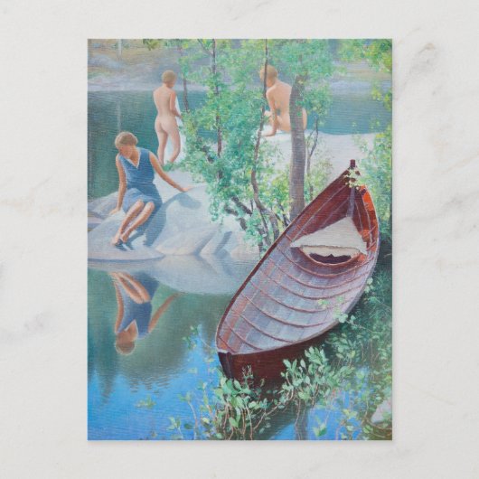 Carte Postale Pekka Halonen Didyll été Kesäidylliä (Devant)