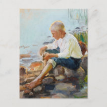 Pekka Halonen, Garçon sur le rivage CC0741 Finland