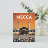 Carte Postale Pèlerinage du Hadj à La Mecque Islamique (Debout devant)