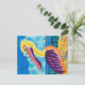 Carte Postale Pélican (Debout devant)