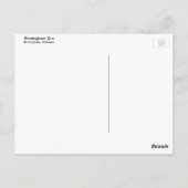 Carte Postale Pélican (Dos)