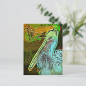 CARTE POSTALE PELICAN (Debout devant)