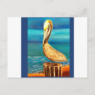 CARTE POSTALE PÉLICAN
