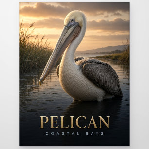 Carte Postale Pélican Baies Côtières Faune ANIMAL