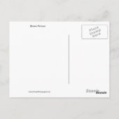 Carte postale Pélican Brown (Dos)