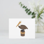 Carte Postale Pélican Brown (Debout devant)