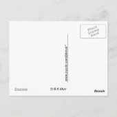 Carte postale - Pélican sur la jetée (Dos)