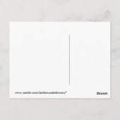 Carte Postale Pélicans et vagues en noir et blanc (Dos)