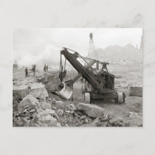 Carte Postale Pelle à vapeur, 1910