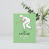 Carte Postale Pelouse Bowls (Debout devant)