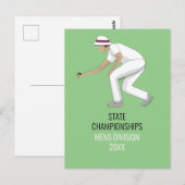Carte Postale Pelouse Bowls (Devant / Derrière)