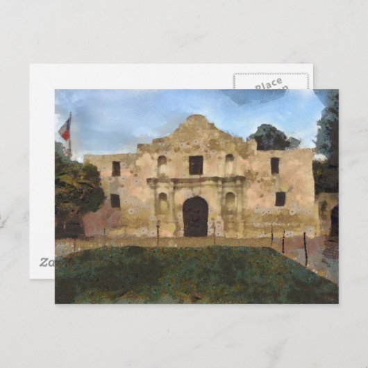 Carte Postale Pelouse d'Alamo (Devant / Derrière)