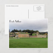 Carte Postale pelouse de Port-Arthur (Devant / Derrière)