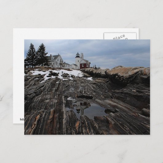 Carte Postale Pemaquid point Lighthouse (Devant / Derrière)
