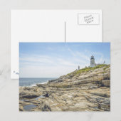 Carte Postale Pemaquid point Lighthouse Maine (Devant / Derrière)