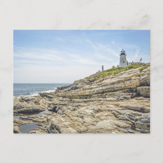 Carte Postale Pemaquid point Lighthouse Maine (Devant)