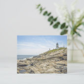 Carte Postale Pemaquid point Lighthouse Maine (Debout devant)