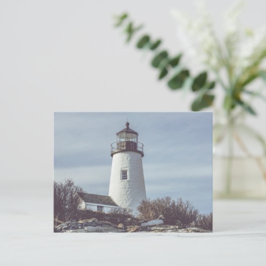 Carte Postale Pemaquid Point Phare Maine Coast (Debout devant)
