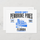 Carte Postale Pembroke Pines (Devant / Derrière)