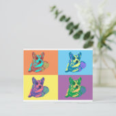 Carte postale Pembroke Welsh Corgi (Debout devant)