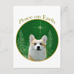 Carte Postale Pembroke Welsh Corgi Peace