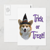 Carte Postale Pembroke Welsh Corgi Trick (Devant / Derrière)