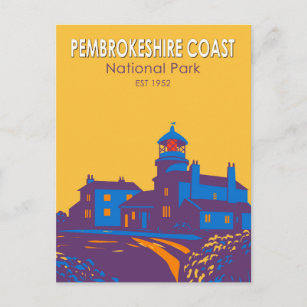 Carte Postale Pembrokeshire Coast National Park Lighthouse