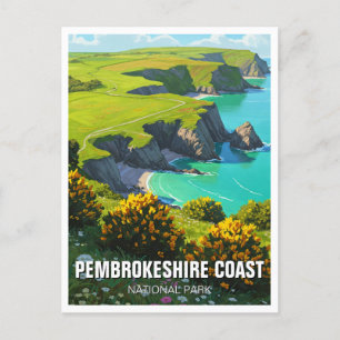 Carte Postale Pembrokeshire Coast National Park Wales Travel