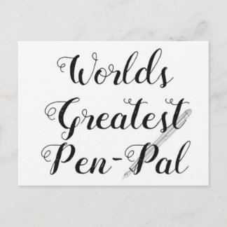 Carte postale Pen Pal la plus grande du monde