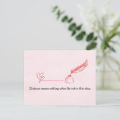 Carte Postale Pen Pal Valentine's Day Postcard (Debout devant)
