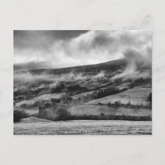 CARTE POSTALE PEN Y FAN, BRECON BEACONS, PAYS DE GALLES - NOIR & (Devant)