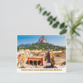 Carte Postale Peña de Bernal Près de Querétaro Mexique (Debout devant)